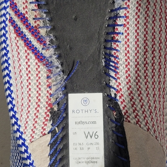 Rothy's The Flat Retired Mirror Reflective Stripe Round Toe Flats - Picture 14 of 15